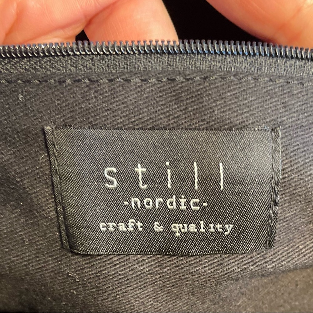 Still Nordic Anouk City Black Leather Backpack - Picture 10 of 11